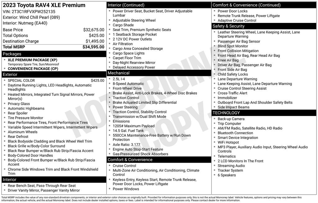 2023 Toyota RAV4 XLE Premium