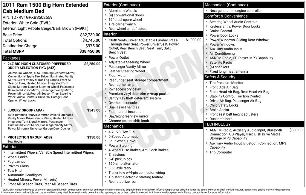 2011 RAM 1500's photo