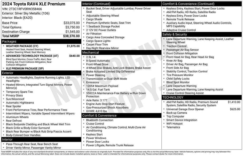 2024 Toyota RAV4 XLE Premium FWD's photo