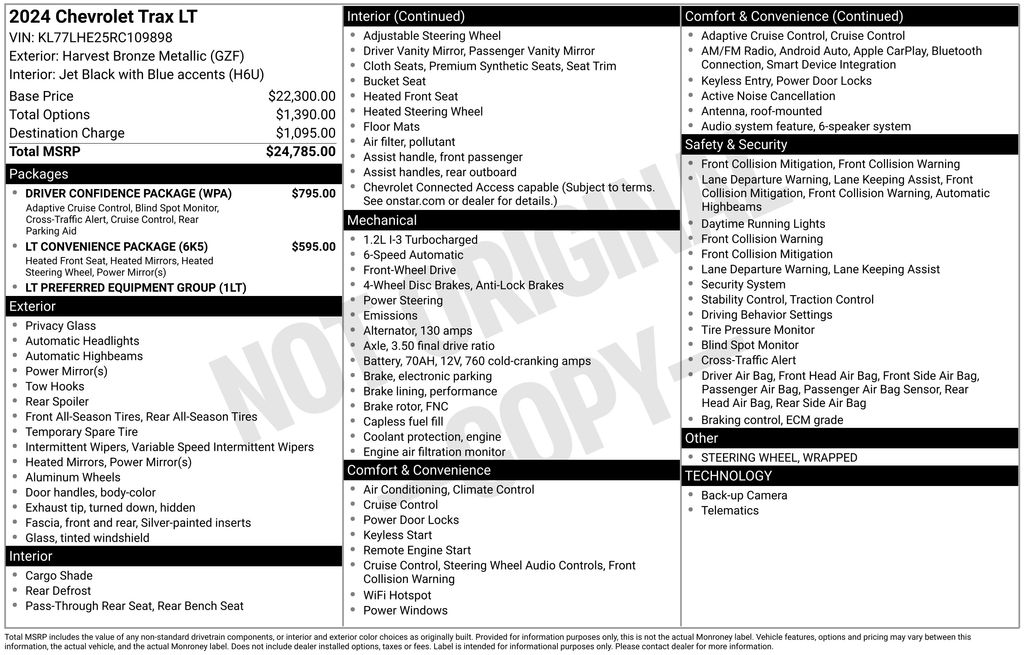 2024 Chevrolet Trax LT's photo