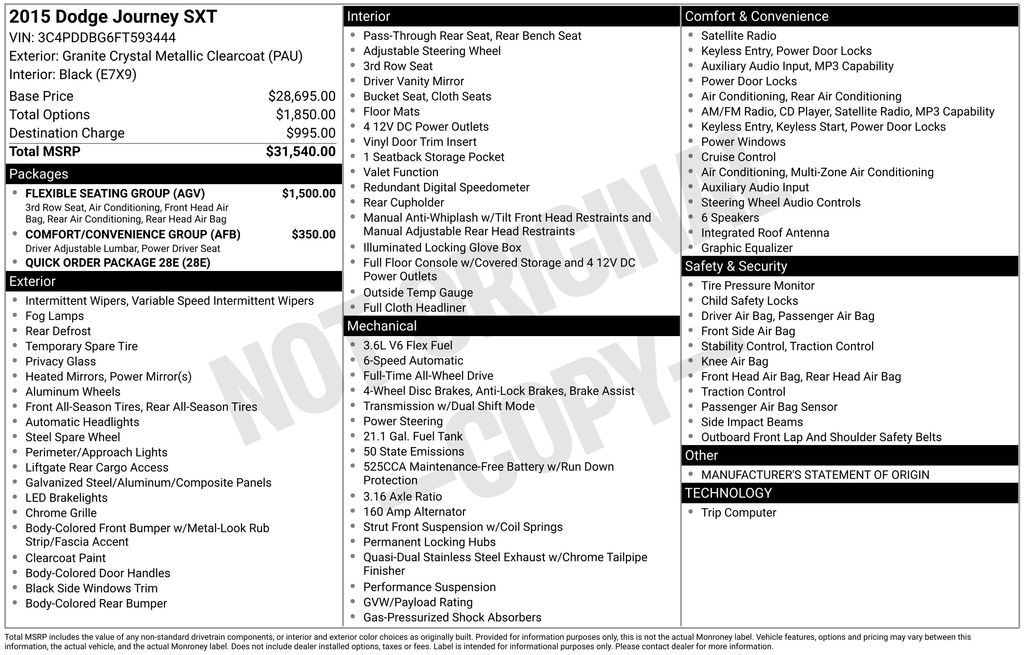 2015 Dodge Journey SXT's photo