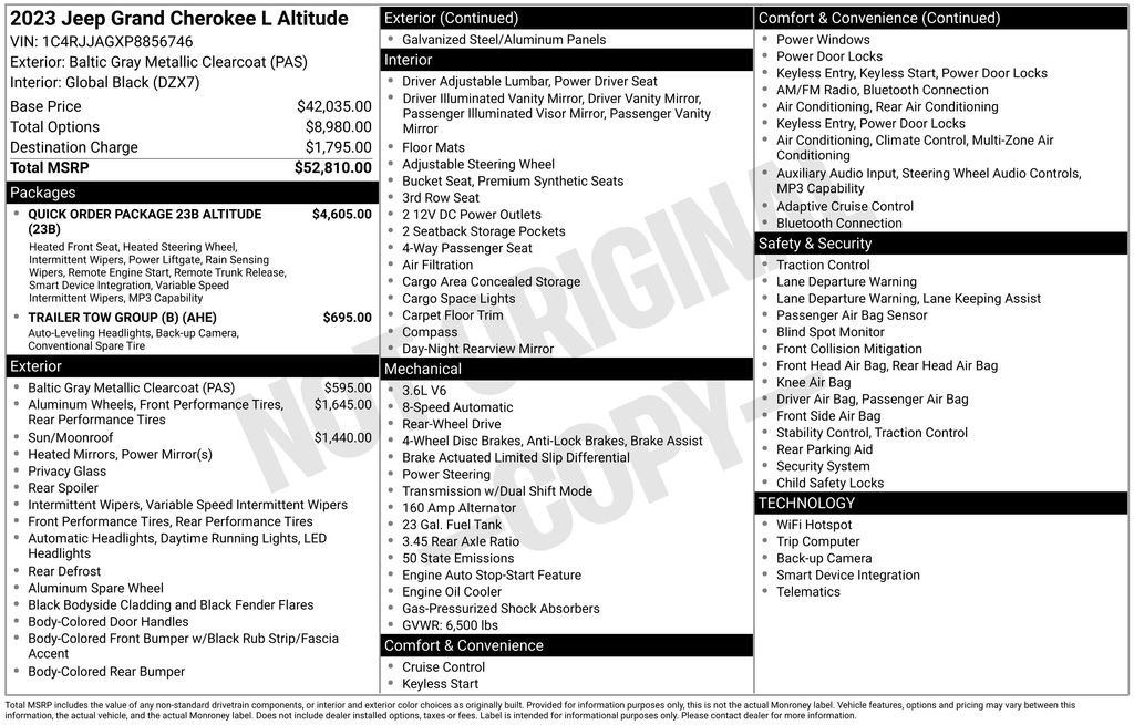 2023 Jeep Grand Cherokee L Altitude's photo