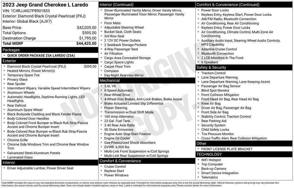 2023 Jeep Grand Cherokee L Laredo's photo