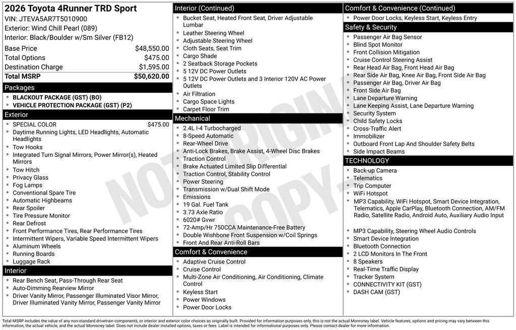 2026 Toyota 4Runner TRD Sport - Photo 7