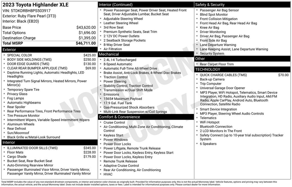 2023 Toyota Highlander L