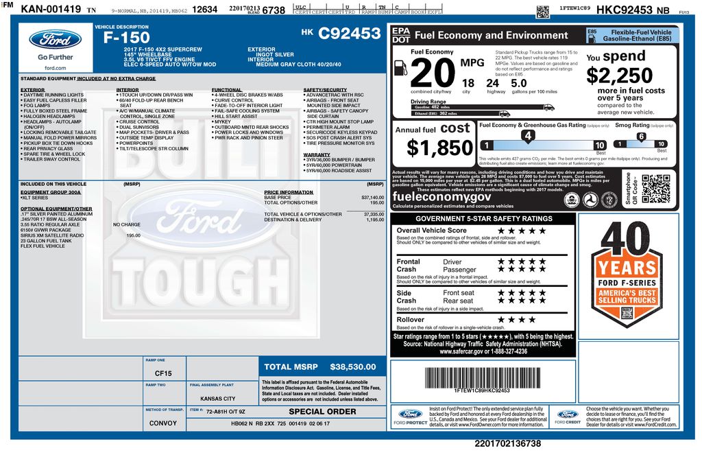 2017 Ford F-150