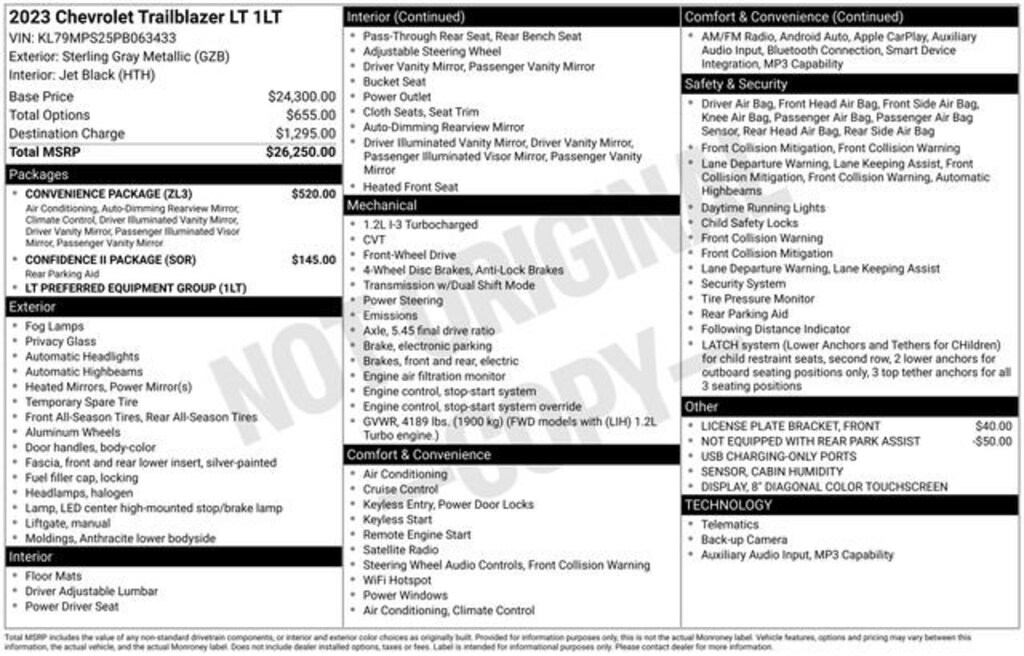 Used 2023 Chevrolet Trailblazer LT SUV