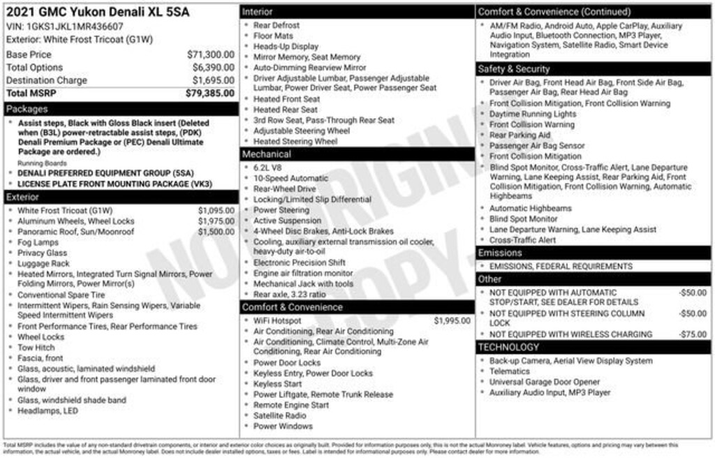 Used 2021 GMC Yukon XL Denali SUV