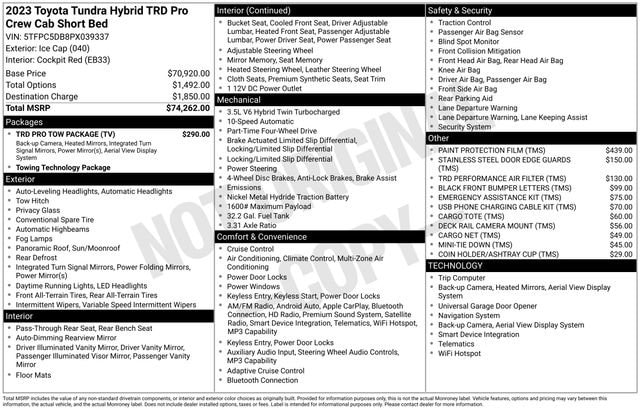 2023 Toyota Tundra TRD Pro - Photo 8