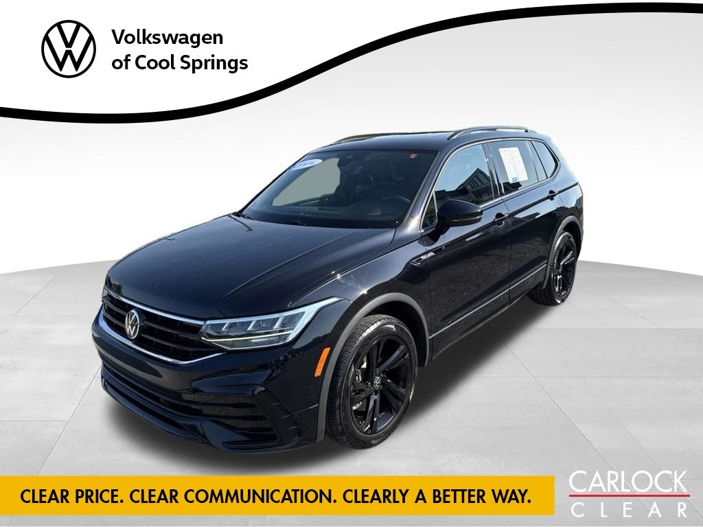 Certified Pre-Owned 2023 Volkswagen Tiguan 2.0T SE R-Line Black