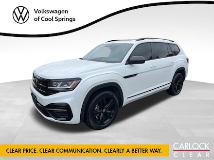 2023 Volkswagen Atlas 3.6L V6 SEL R-Line Black SUV