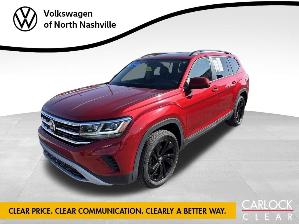 Certified 2022 Volkswagen Atlas 3.6L V6 SE w/Technology SUV