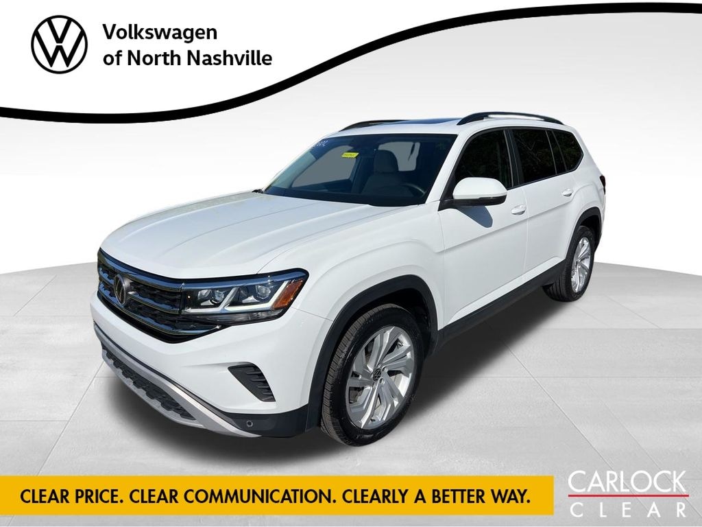 Used 2021 Volkswagen Atlas 3.6L V6 SE w/Technology (2021.5) SUV