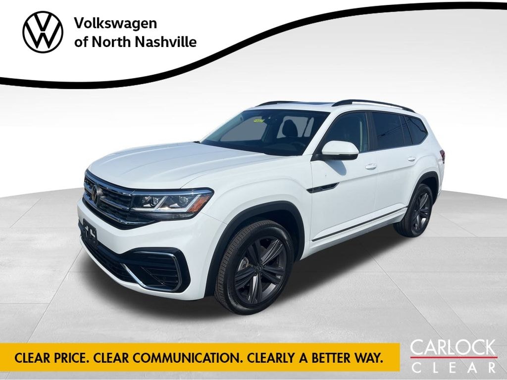 Certified 2021 Volkswagen Atlas 3.6L V6 SE w/Technology R-Line (2021.5) SUV