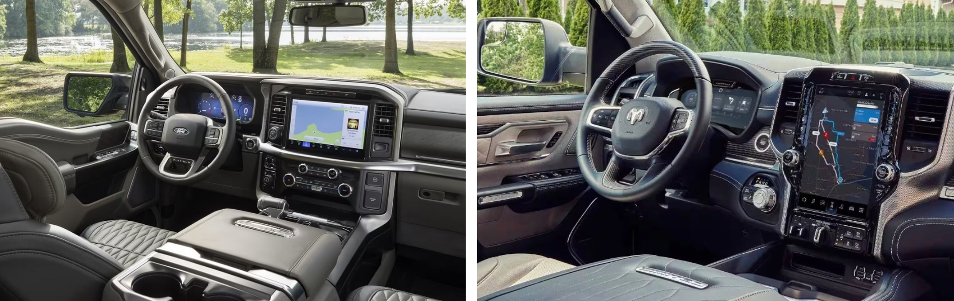 2024 Ford F-150 vs Ram 1500 Interior.png