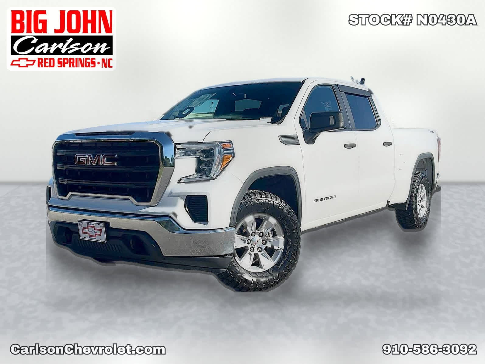Used 2020 GMC Sierra 1500 Base with VIN 3GTU9AEFXLG416793 for sale in Red Springs, NC