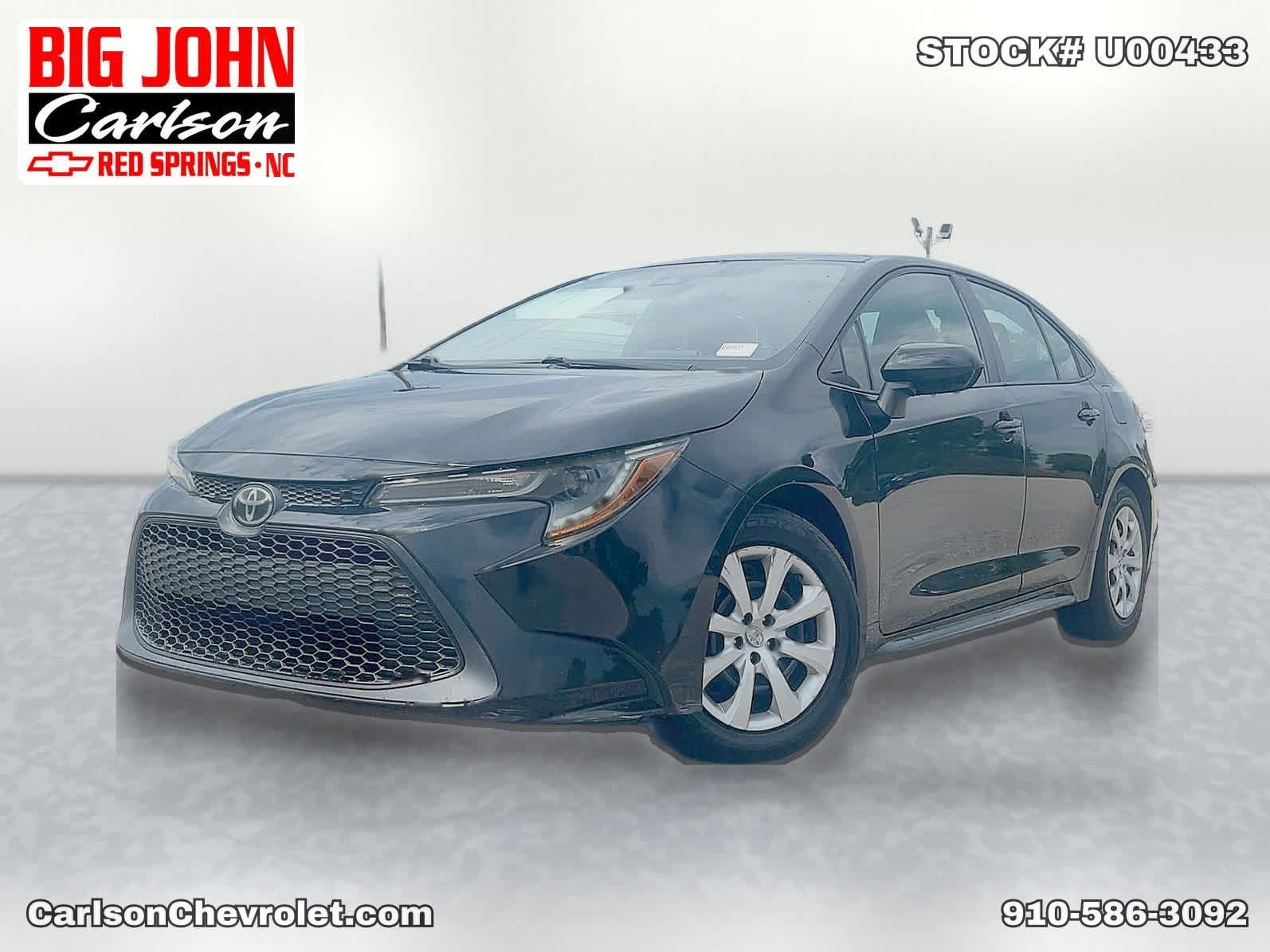 Used 2020 Toyota Corolla LE with VIN 5YFEPRAE1LP086803 for sale in Red Springs, NC