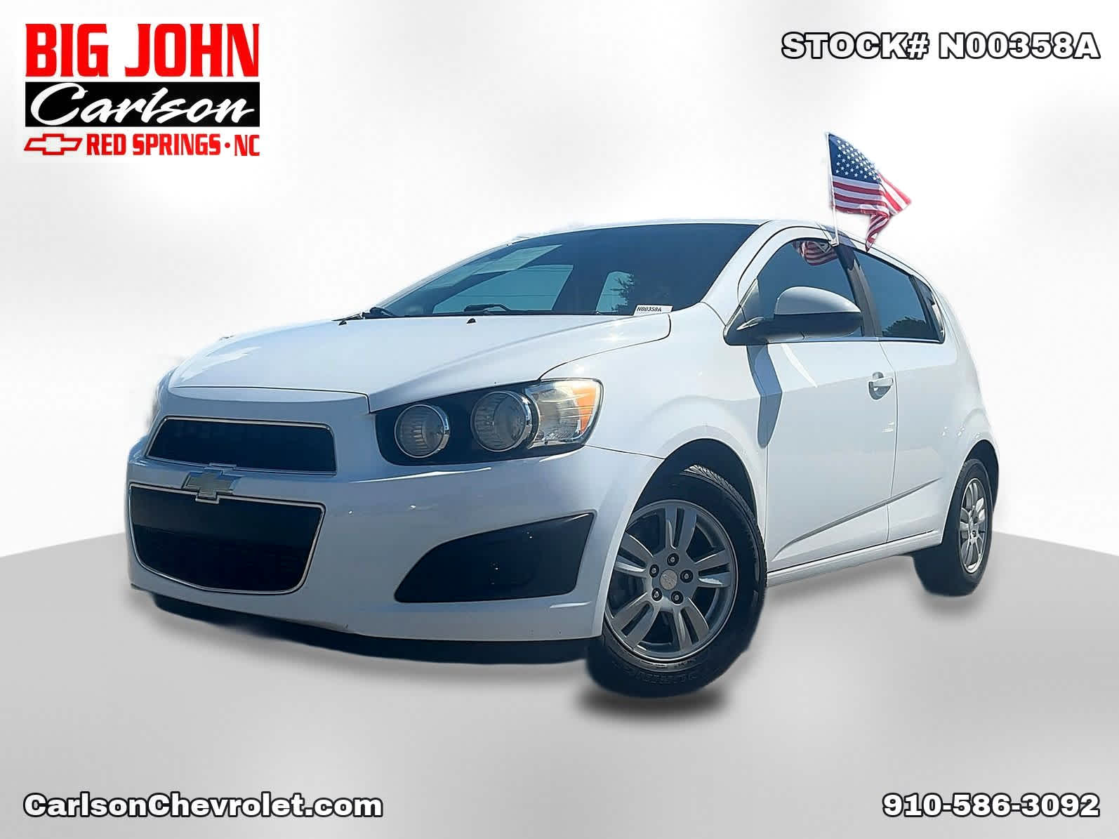 Used 2016 Chevrolet Sonic LT with VIN 1G1JD6SB5G4154645 for sale in Red Springs, NC