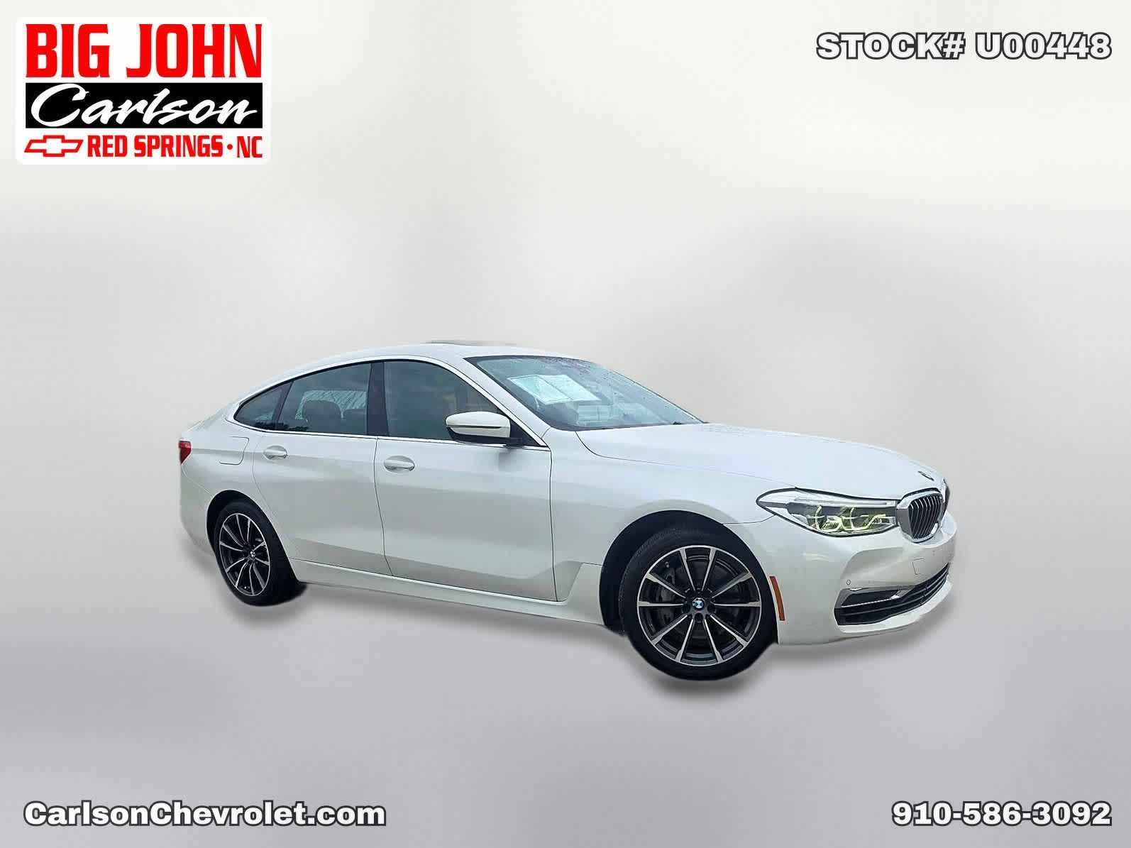 Used 2019 BMW 6 Series Gran Turismo 640i with VIN WBAJV6C5XKBK08908 for sale in Red Springs, NC