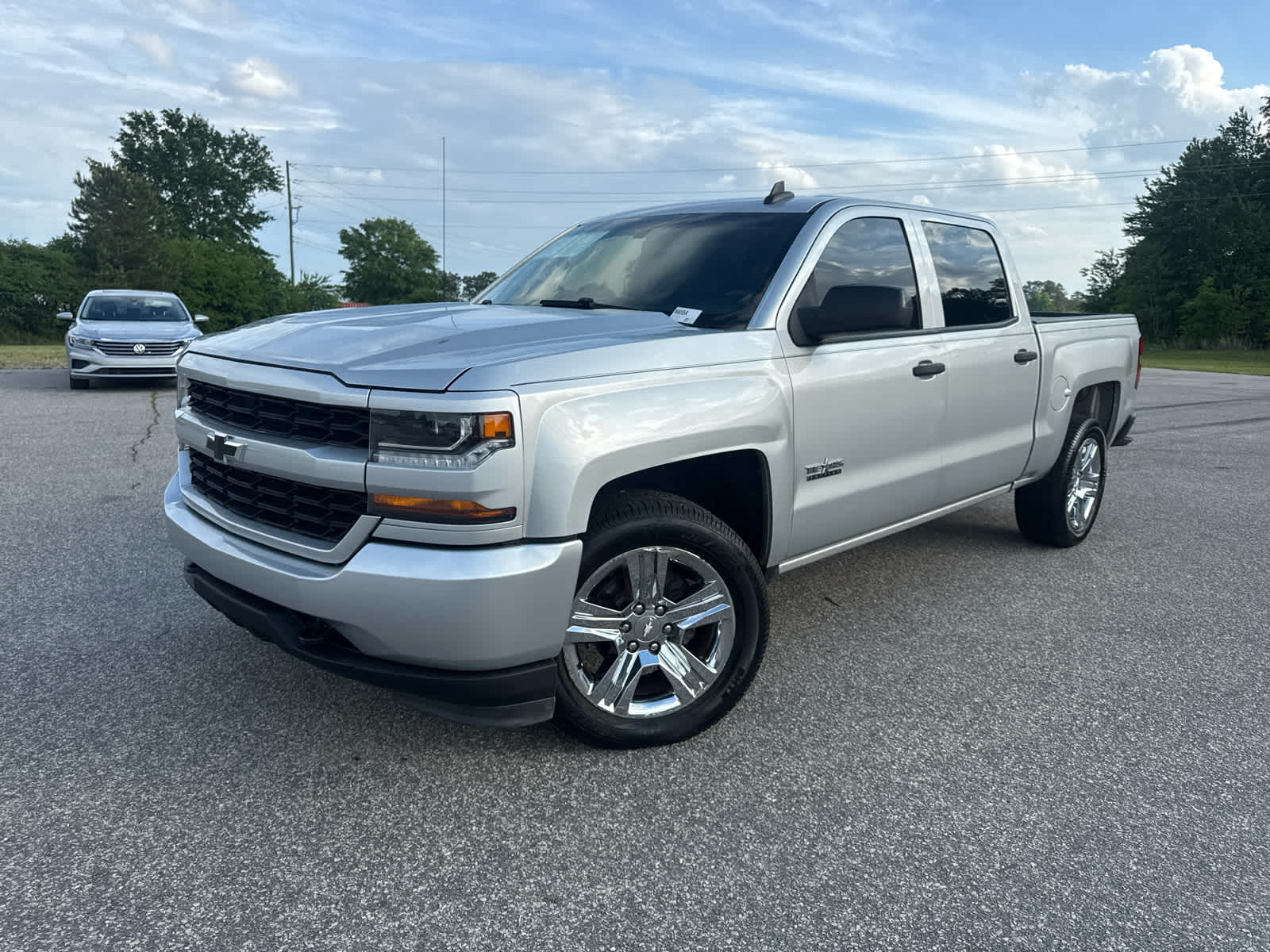 Used 2018 Chevrolet Silverado 1500 Custom with VIN 3GCPCPECXJG433629 for sale in Red Springs, NC