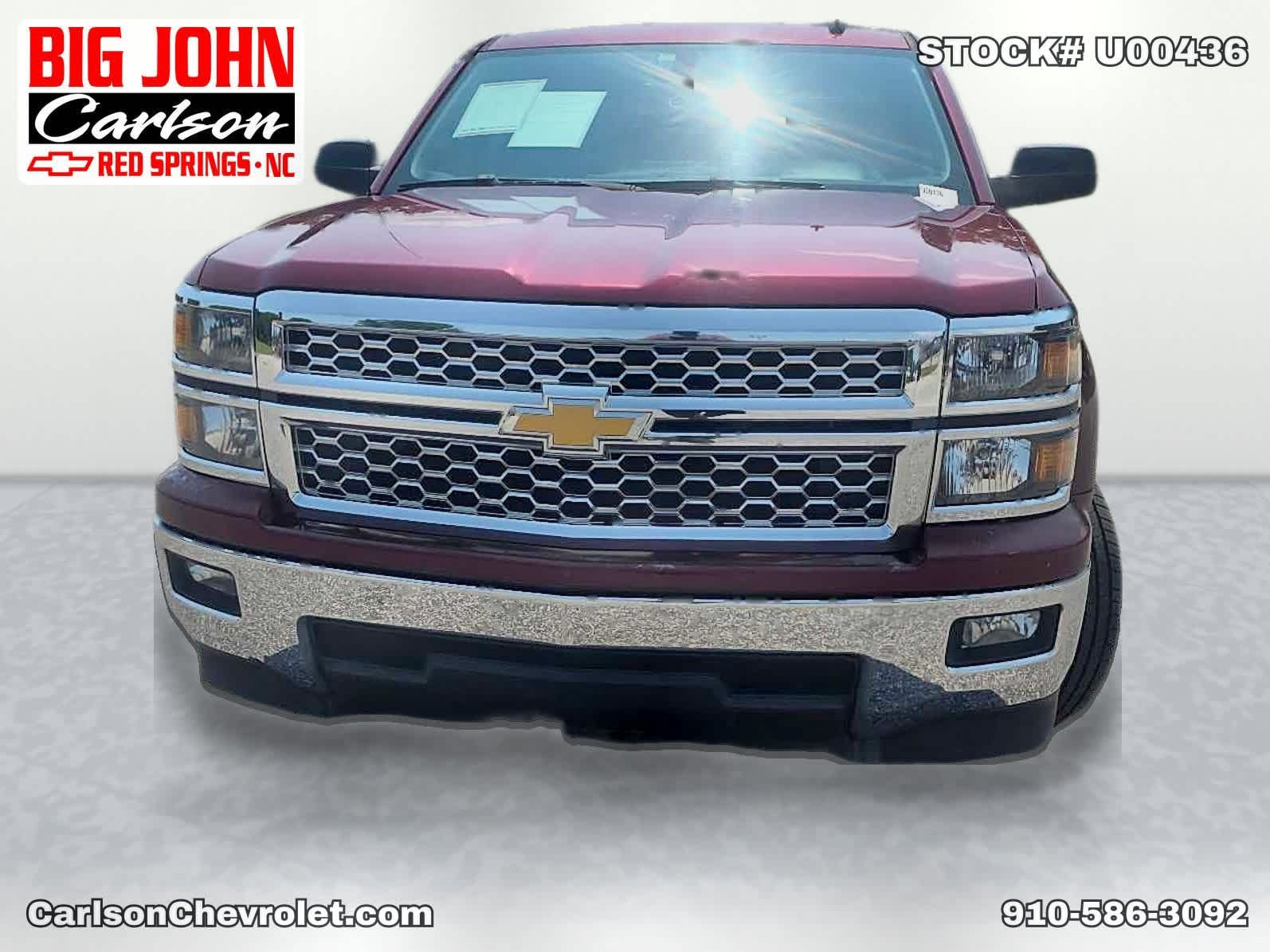 Used 2014 Chevrolet Silverado 1500 LT with VIN 1GCRCREH2EZ160398 for sale in Red Springs, NC