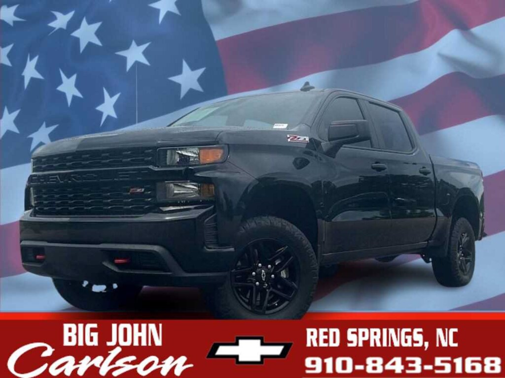 Used 2021 Chevrolet Silverado 1500 Custom Trail Boss Truck Crew Cab