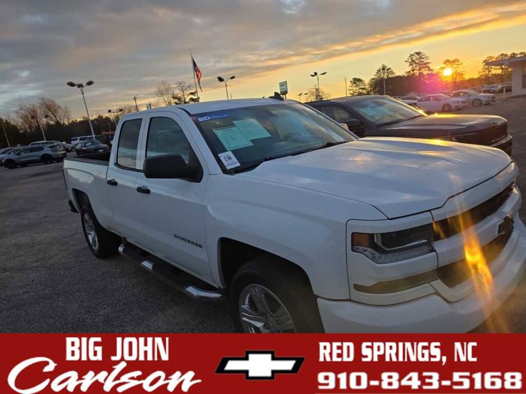 Used 2018 Chevrolet Silverado 1500 Silverado Custom Truck Double Cab