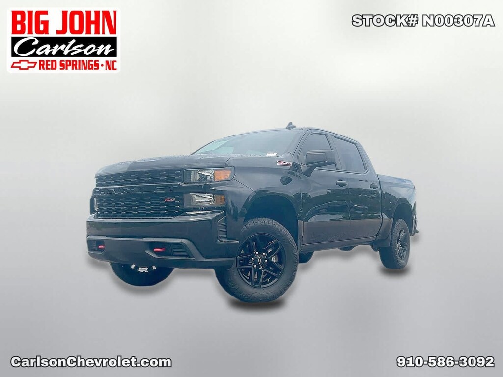 Used 2021 Chevrolet Silverado 1500 Custom Trail Boss Truck Crew Cab