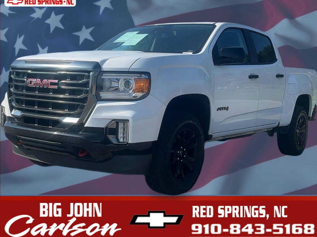 Used 2022 GMC Canyon AT4 w/Leather Truck Crew Cab