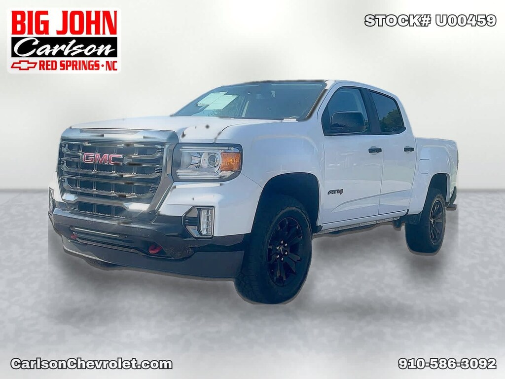 Used 2022 GMC Canyon AT4 w/Leather Truck Crew Cab