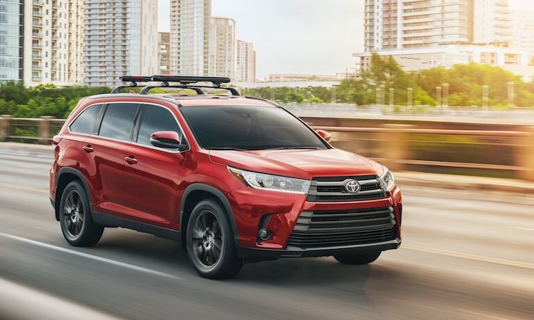 Toyota Highlander Comparison Chart