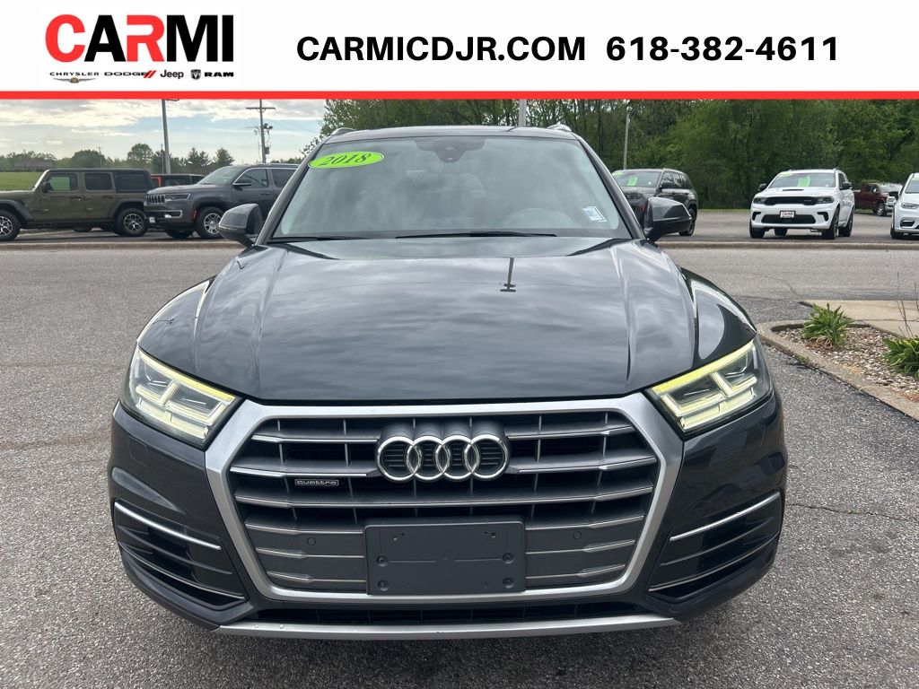 Used 2018 Audi Q5 Premium Plus with VIN WA1BNAFY0J2016955 for sale in Carmi, IL