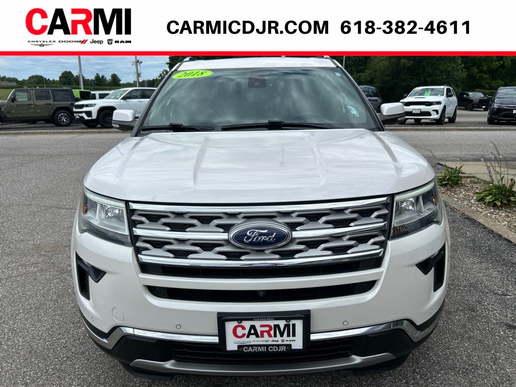 Used 2018 Ford Explorer Limited with VIN 1FM5K8F85JGC12134 for sale in Carmi, IL