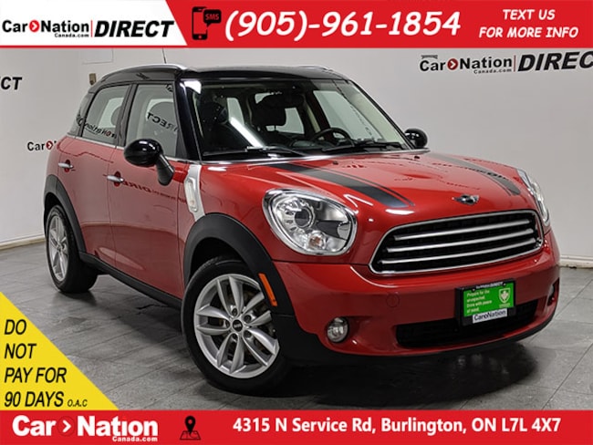 Used Red 2013 Mini Countryman For Sale Car Nation Canada Direct