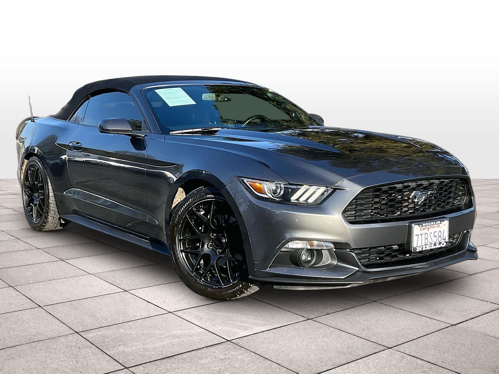 Used 2016 Ford Mustang EcoBoost Premium with VIN 1FATP8UH4G5328841 for sale in Rocklin, CA