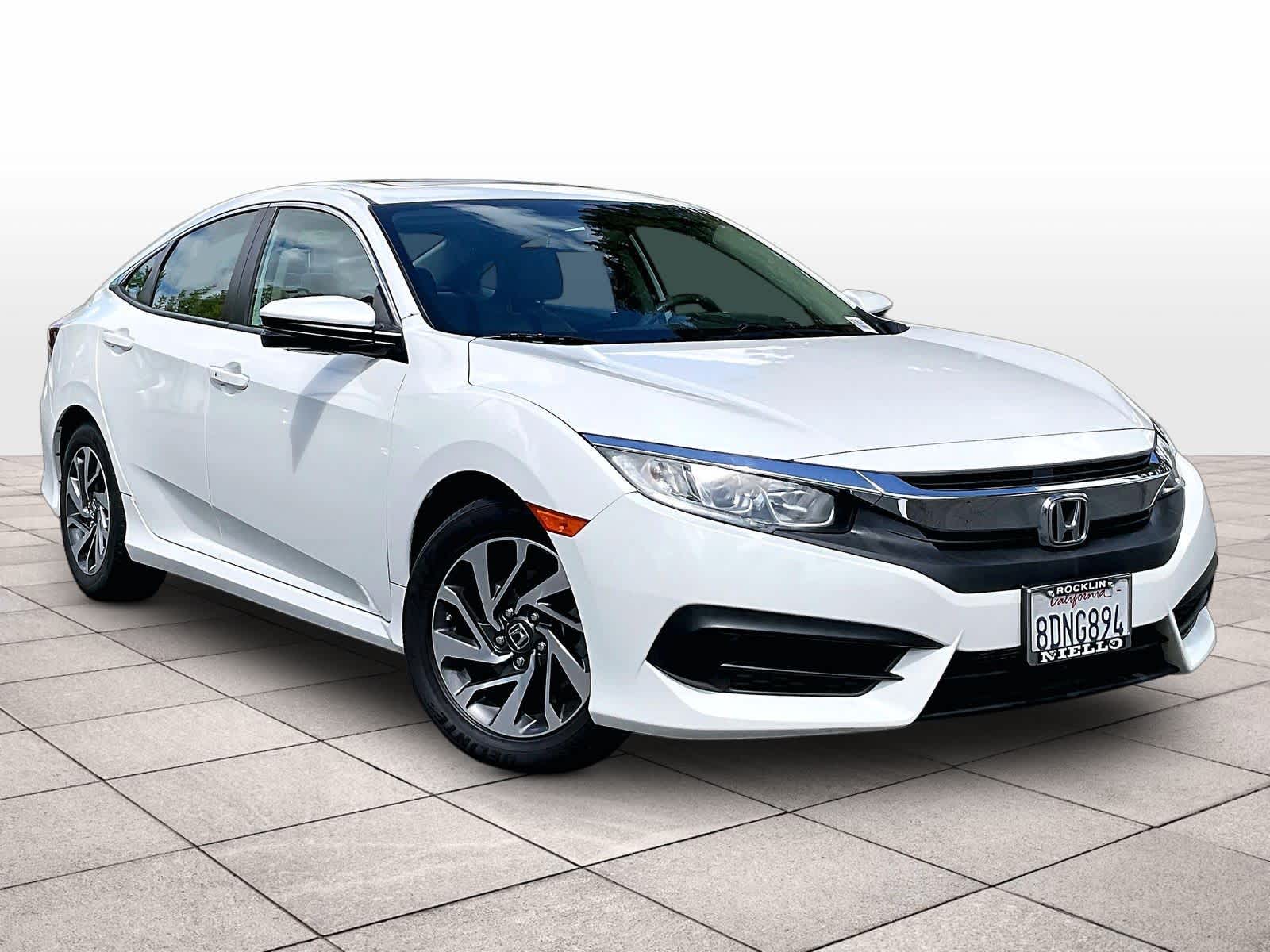 Used 2018 Honda Civic EX with VIN 19XFC2F73JE202700 for sale in Rocklin, CA
