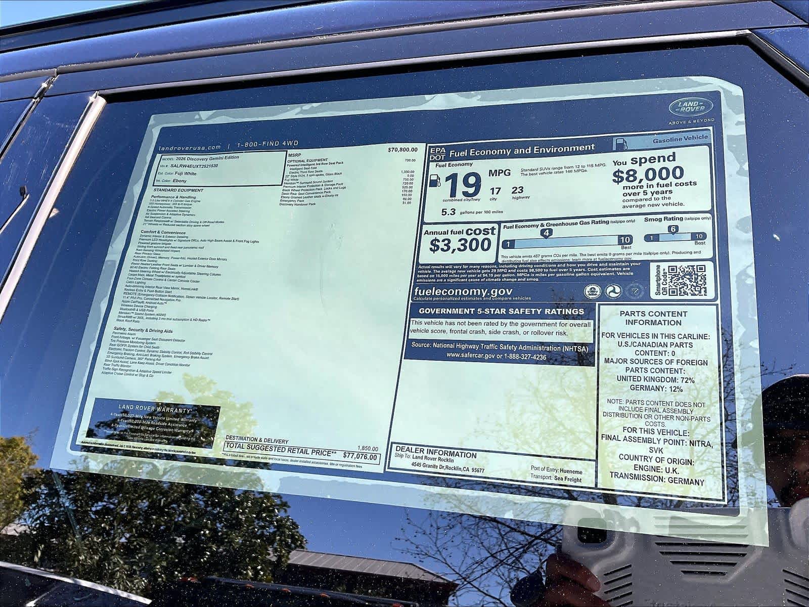 2026 Land Rover Discovery Gemini Edition - Photo 37