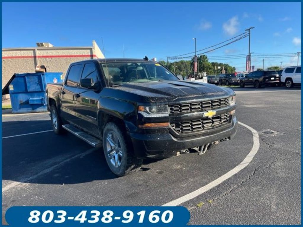 Used 2018 Chevrolet Silverado 1500 Silverado Custom Truck Crew Cab