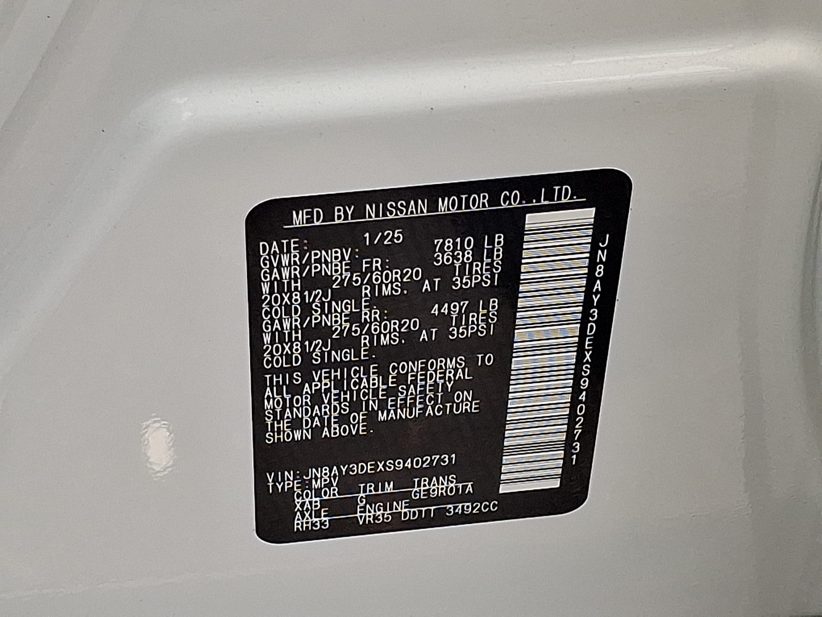 2025 Nissan Armada PRO-4X - Photo 19