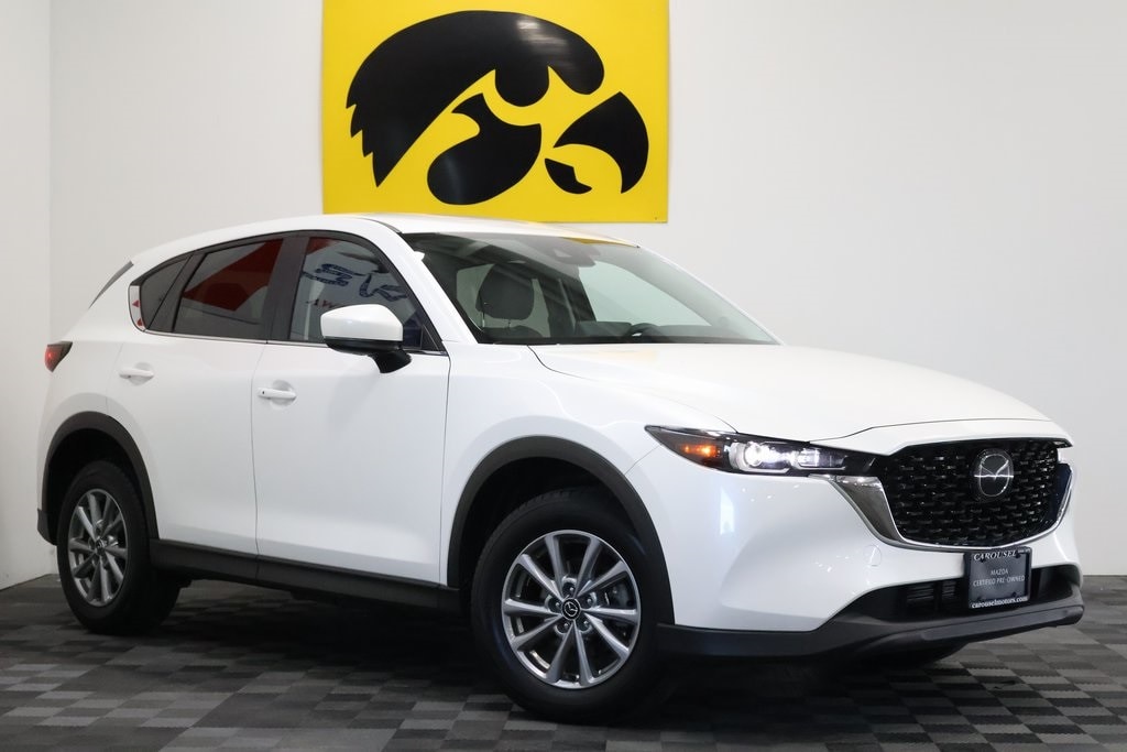 Used 2022 Mazda CX-5 S Select Package with VIN JM3KFBBM3N0601565 for sale in Iowa City, IA