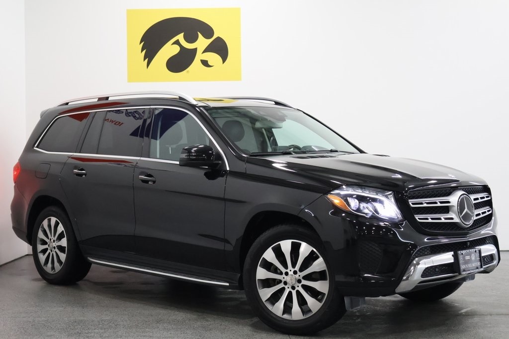 Used 2017 Mercedes-Benz GLS-Class GLS450 with VIN 4JGDF6EE8HA774540 for sale in Iowa City, IA