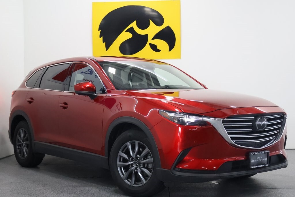 Certified 2021 Mazda CX-9 Touring with VIN JM3TCBCY6M0539463 for sale in Iowa City, IA