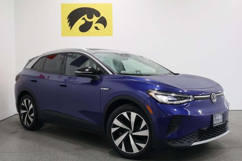 Used 2021 Volkswagen ID.4 1st Edition with VIN WVGDMPE25MP012887 for sale in Iowa City, IA