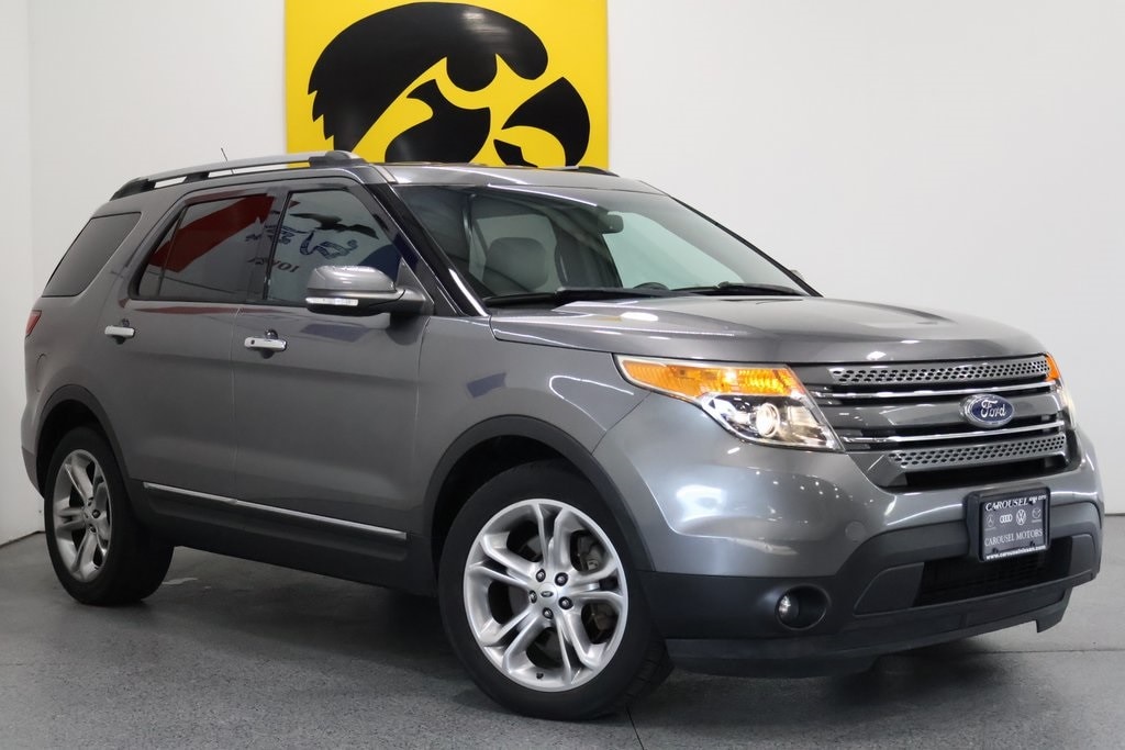 Used 2014 Ford Explorer Limited with VIN 1FM5K8F8XEGA70563 for sale in Iowa City, IA