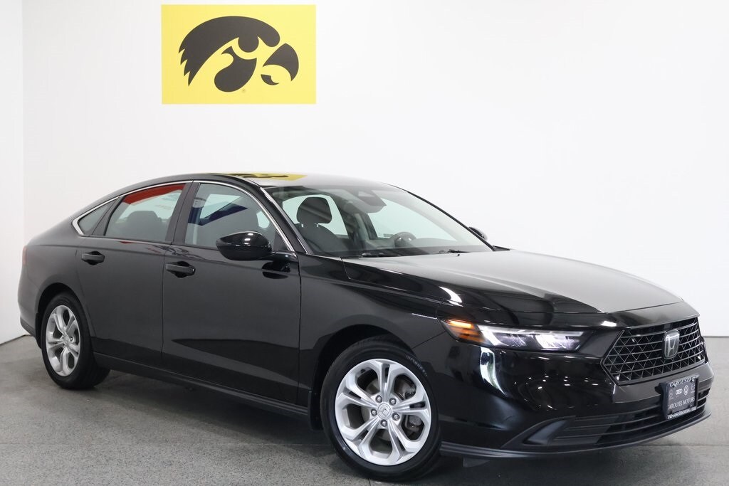 Used 2023 Honda Accord LX with VIN 1HGCY1F21PA008859 for sale in Iowa City, IA