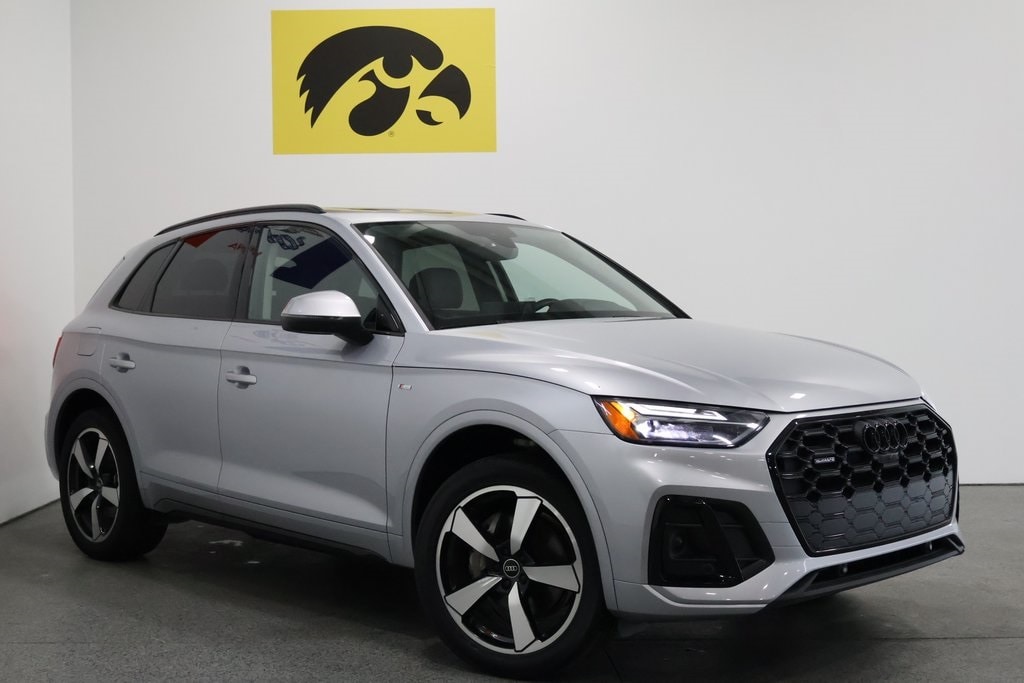 Used 2023 Audi Q5 Premium Plus with VIN WA1EAAFY4P2003353 for sale in Iowa City, IA