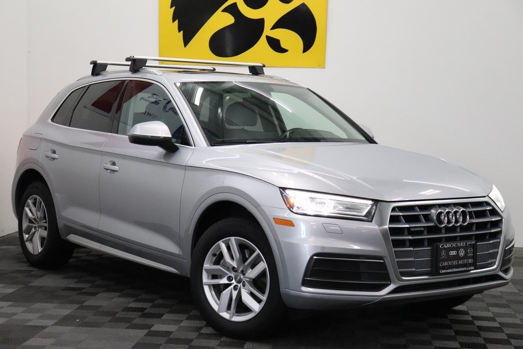 Used 2020 Audi Q5 Premium with VIN WA1ANBFY7L2005049 for sale in Iowa City, IA