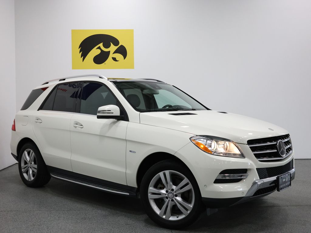 Used 2012 Mercedes-Benz M-Class ML350 with VIN 4JGDA5HB6CA051269 for sale in Iowa City, IA