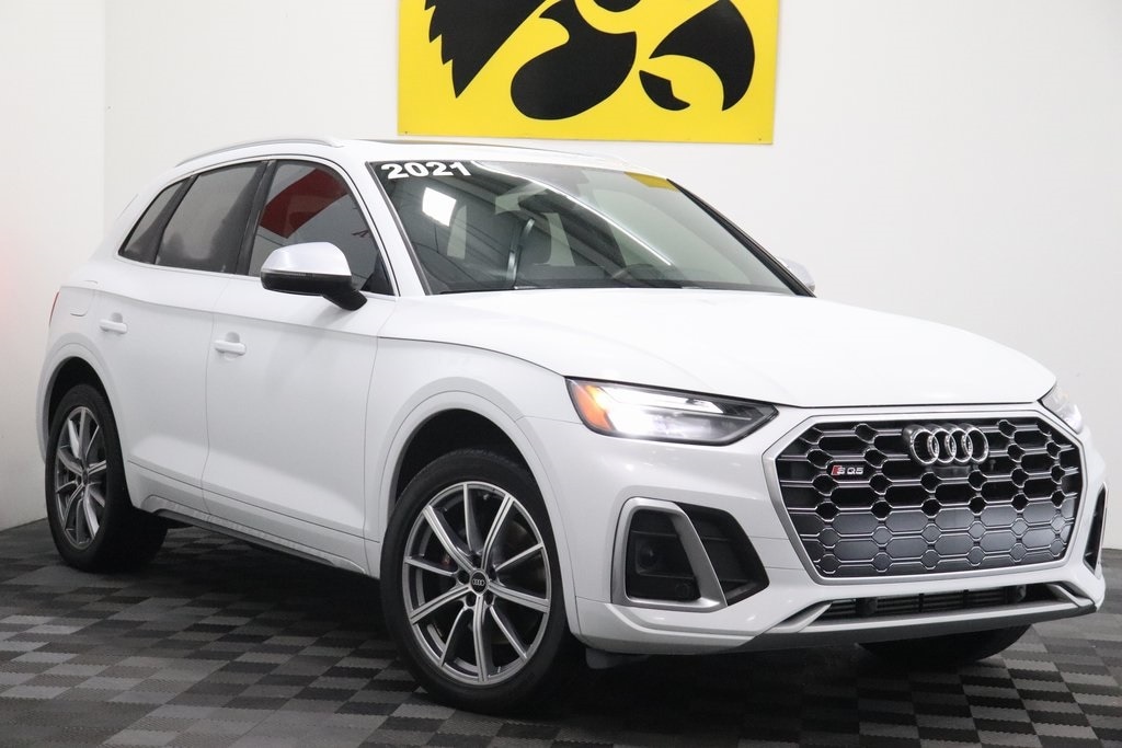 Used 2021 Audi SQ5 Premium Plus with VIN WA1B4AFY8M2026768 for sale in Iowa City, IA