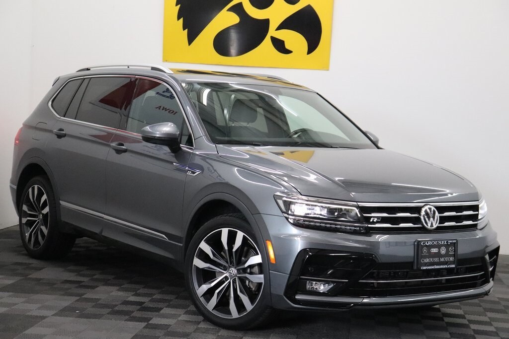 Used 2020 Volkswagen Tiguan SEL Premium R-Line with VIN 3VV4B7AX6LM044748 for sale in Iowa City, IA